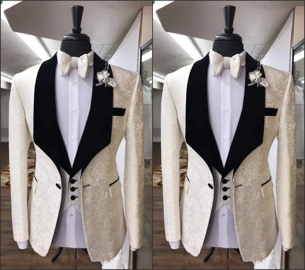 jacquard groom tuxedos black satin lapel groomsman wedding 3 piece suit fashion men business prom jacket blazer(jacket+pants+tie+vest) 2590, Black;gray
jacquard groom tuxedos black satin lapel groomsman wedding 3 piece suit fashion men business prom jacket blazer(jacket+pants+tie+vest) 2590, Black;gray