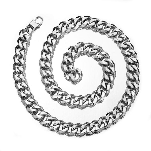 10/13/15/17/19mm adjustable length choker tail hip hop rapper stainless steel silver color womens mens cuban curb chain necklace
10/13/15/17/19mm adjustable length choker tail hip hop rapper stainless steel silver color womens mens cuban curb chain necklace