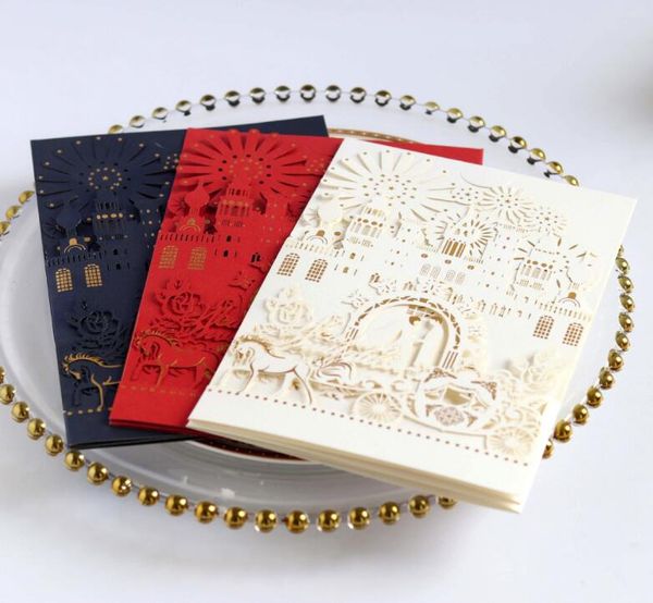 white printed wedding cards with hollow out rustic laser cut invitation card flowers elegant party invites, Black
white printed wedding cards with hollow out rustic laser cut invitation card flowers elegant party invites, Black