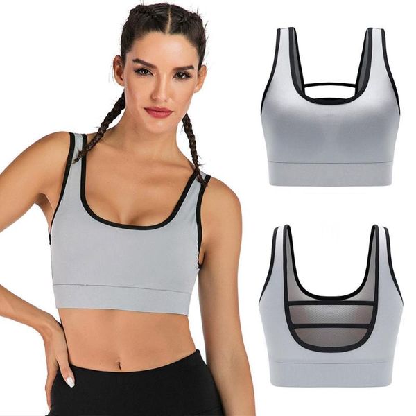 sports bra for women u-neck padded sports bra backless breathable and sweatproof yoga underwear, White;black
sports bra for women u-neck padded sports bra backless breathable and sweatproof yoga underwear, White;black