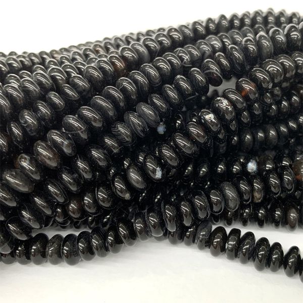 discount wholesale natural black agate onyx rondelle loose stone beads fit jewelry diy necklaces or bracelets 15.5" 06315
discount wholesale natural black agate onyx rondelle loose stone beads fit jewelry diy necklaces or bracelets 15.5" 06315