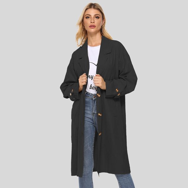 designer womens coat brand jacket fashion casual long overcoat with tailored collar temperament and casual style size -2xl wholesales, Tan;black
designer womens coat brand jacket fashion casual long overcoat with tailored collar temperament and casual style size -2xl wholesales, Tan;black