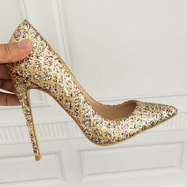 2019ss fashion women wedding lady gold glitter sequined poined toes high heeled heels shoes stiletto shoes pump 12cm 10cm, Black
2019ss fashion women wedding lady gold glitter sequined poined toes high heeled heels shoes stiletto shoes pump 12cm 10cm, Black