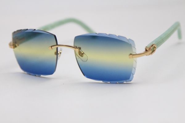 2020 carved lens 3524012 plank sunglasses rimless import transparent green plank glasses fashion sunglasses c decoration, White;black
2020 carved lens 3524012 plank sunglasses rimless import transparent green plank glasses fashion sunglasses c decoration, White;black