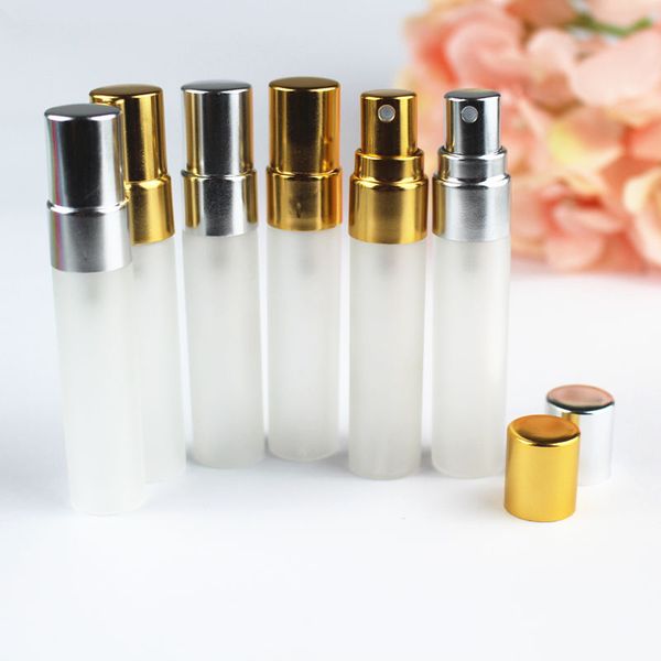5ml 5ml thin frosting glass spray bottle travel perfume portable bottle with gold silver atomizer refillable aluminium pump
5ml 5ml thin frosting glass spray bottle travel perfume portable bottle with gold silver atomizer refillable aluminium pump