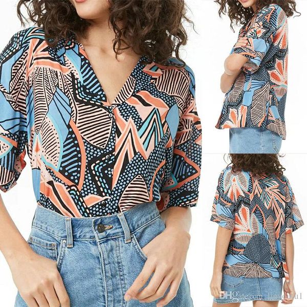 women blouses 2019 fashion summer short sleeve chiffon blouse turn down collar ladies office shirt loose plus size, White
women blouses 2019 fashion summer short sleeve chiffon blouse turn down collar ladies office shirt loose plus size, White