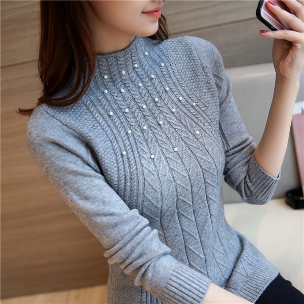 women designer sweater woman designer sweaters new korean women oblique elastic semi fixed bead decoration sleeve head warm backing, White;black
women designer sweater woman designer sweaters new korean women oblique elastic semi fixed bead decoration sleeve head warm backing, White;black