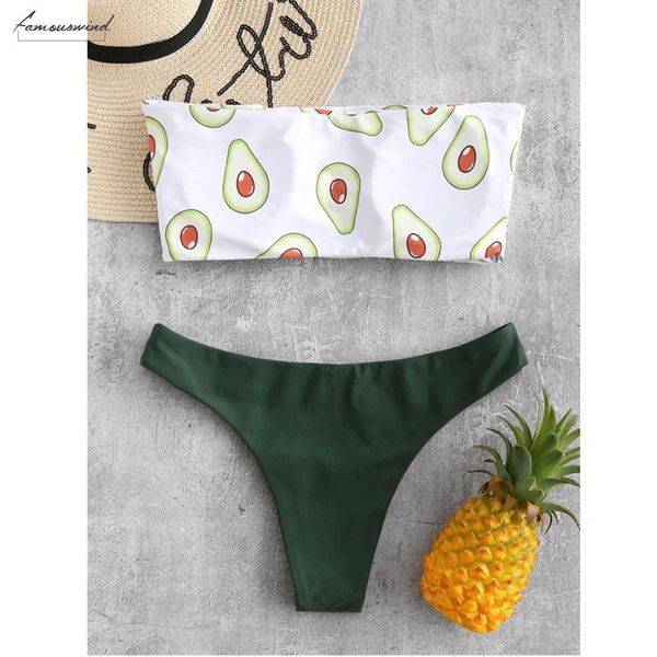 bikini 2020 fashion new summer super fire avocado printed womens tow piece two piece bikini beachwear maillot de bain femme 40*, White;black
bikini 2020 fashion new summer super fire avocado printed womens tow piece two piece bikini beachwear maillot de bain femme 40*, White;black