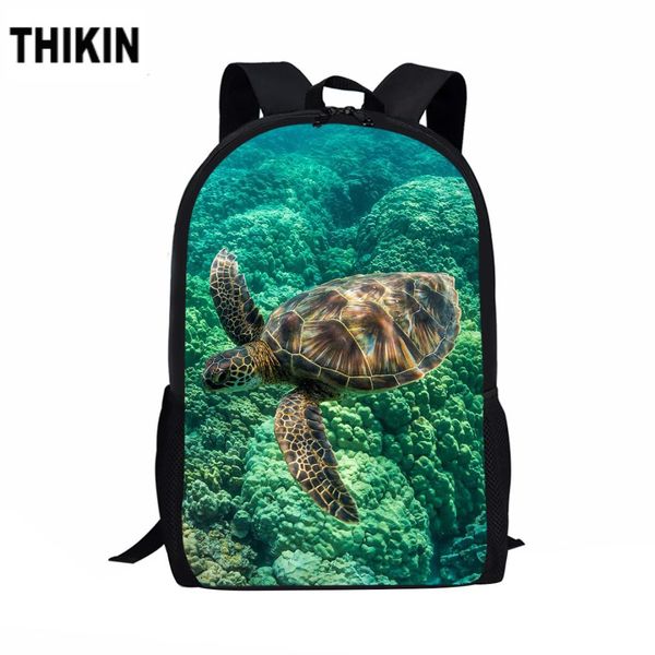 thikin cool sea turtle pattern 3d print school bags for teenage boys cool children daily kids book bag students mochilas custom
thikin cool sea turtle pattern 3d print school bags for teenage boys cool children daily kids book bag students mochilas custom