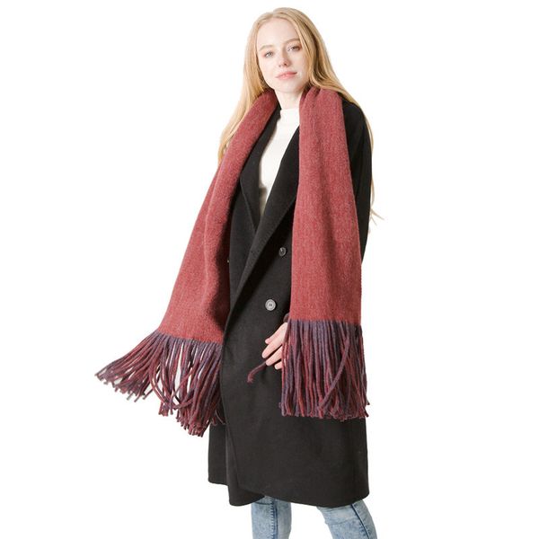 wholesale- and winter new double-sided long tassel pure wool scarf thickened male and female scarf designer shawl high-end gift, Blue;gray
wholesale- and winter new double-sided long tassel pure wool scarf thickened male and female scarf designer shawl high-end gift, Blue;gray
