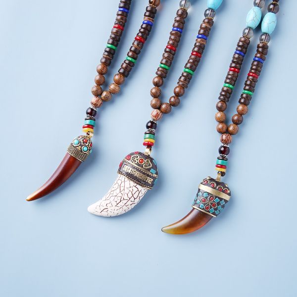 tibetan buddhist mala wood beads necklace vintage nepal charm ox horn pendant necklace women meditation rosary dropship, Silver
tibetan buddhist mala wood beads necklace vintage nepal charm ox horn pendant necklace women meditation rosary dropship, Silver