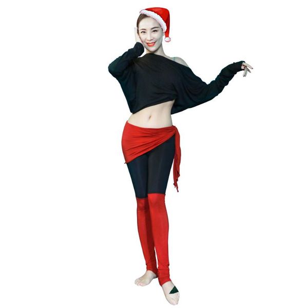 2pcs women belly dance costume set skirt pant bellydance training practice christmas xmas clothes dancewear teamwear dancer suit, Black;red
2pcs women belly dance costume set skirt pant bellydance training practice christmas xmas clothes dancewear teamwear dancer suit, Black;red