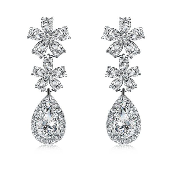 weimanjingdian white or blue flower cubic zirconia crystal cz zircon post or screw style wedding earrings for women bride, Silver
weimanjingdian white or blue flower cubic zirconia crystal cz zircon post or screw style wedding earrings for women bride, Silver