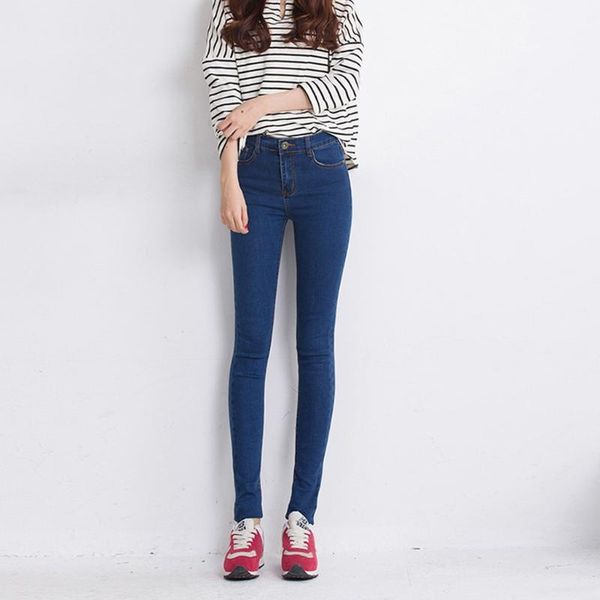 fashion women's skinny high waist slim stretch jeans causal female bottoms denim pencil full pants trousers plus size#g3, Blue
fashion women's skinny high waist slim stretch jeans causal female bottoms denim pencil full pants trousers plus size#g3, Blue