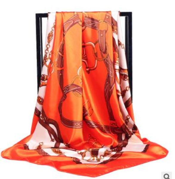 european and american big brand belt design 90cm square towel imitates pure silk silk scarf scarf woman, Blue;gray
european and american big brand belt design 90cm square towel imitates pure silk silk scarf scarf woman, Blue;gray