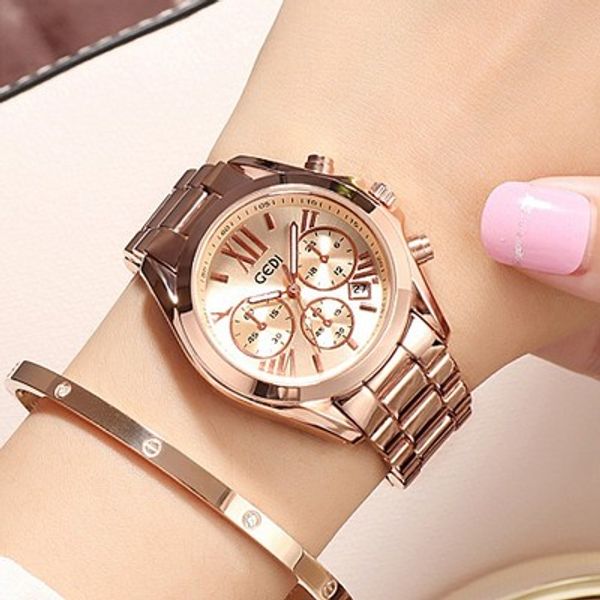 womens luxury designer watches rose gold women watches fashion women's watches full steel wrist watch date clock, Slivery;brown
womens luxury designer watches rose gold women watches fashion women's watches full steel wrist watch date clock, Slivery;brown