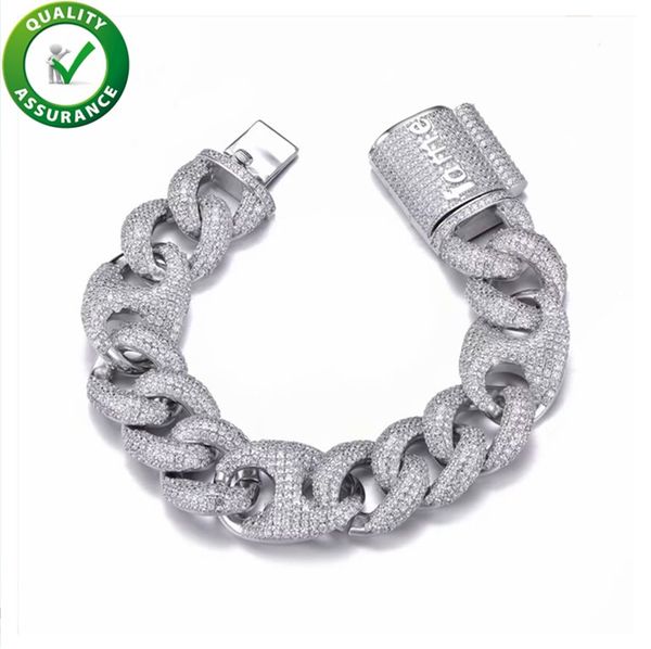 luxury designer jewelry men bracelets 18mm charm bracelet cuban link chain iced out chains bling diamond bangle hip hop fashion gold silver
luxury designer jewelry men bracelets 18mm charm bracelet cuban link chain iced out chains bling diamond bangle hip hop fashion gold silver