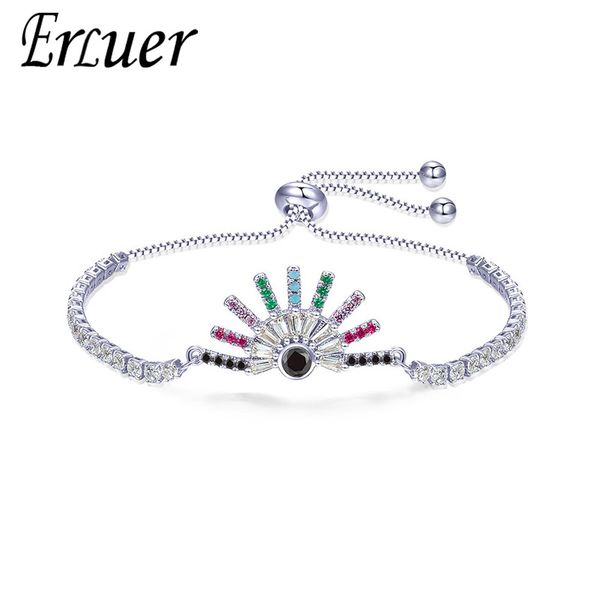 link, chain erluer 2021 adjustable charming gold evil eye women bracelet cubic zirconia 3 colors open bracelets on hand girls jewelry gift, Black
link, chain erluer 2021 adjustable charming gold evil eye women bracelet cubic zirconia 3 colors open bracelets on hand girls jewelry gift, Black