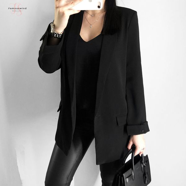 spring womens blazer suit jacket coat casual coat solid color single button ol blazer suit drop shipping, White;black
spring womens blazer suit jacket coat casual coat solid color single button ol blazer suit drop shipping, White;black