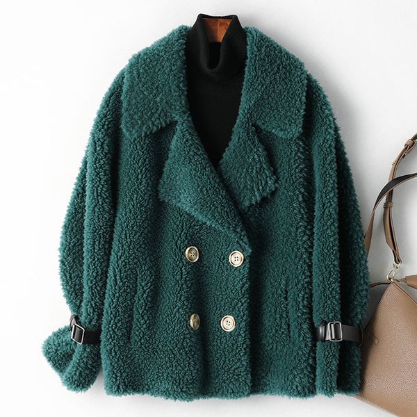 100% real wool coat winter and autumn turn-down collar jacket 2019 new fashion sheep fur parka long sleeves warm clothing, Black
100% real wool coat winter and autumn turn-down collar jacket 2019 new fashion sheep fur parka long sleeves warm clothing, Black
