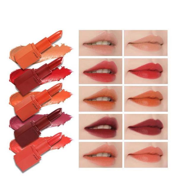 new 5colors/set matte lipstick smooth moisturizer easy to wear red brown paint make up brand lip stick pigment cosmetic
new 5colors/set matte lipstick smooth moisturizer easy to wear red brown paint make up brand lip stick pigment cosmetic