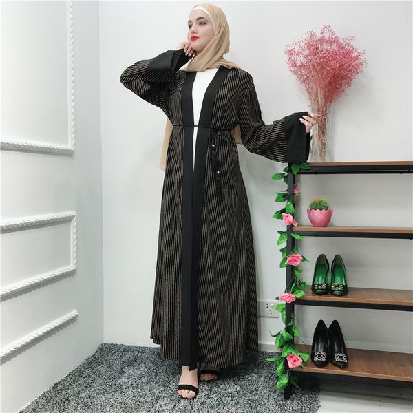 factory price muslim women striped open abaya s-2xl plus size middle east women flare sleeve kimono, Red
factory price muslim women striped open abaya s-2xl plus size middle east women flare sleeve kimono, Red