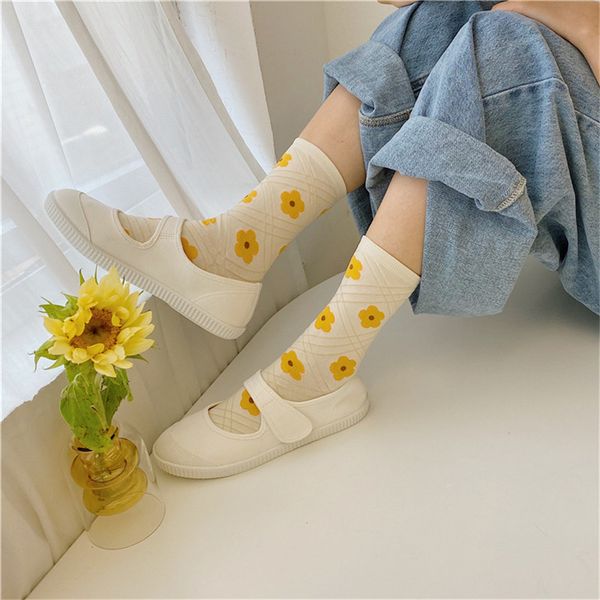 new deisgn floral socks women sweet heart long socks girls dress summer thin female streetwear calcetines mujer, Black;white
new deisgn floral socks women sweet heart long socks girls dress summer thin female streetwear calcetines mujer, Black;white