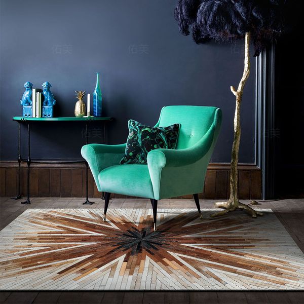 american style luxury cowhide seamed patchwork rug, natural cow skin fur carpet for living room decoration villa carpet
american style luxury cowhide seamed patchwork rug, natural cow skin fur carpet for living room decoration villa carpet