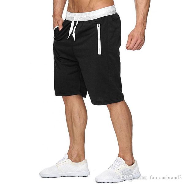 mens clothing casual sports half shorts knee length cotton elastic waist jogger pantalones, White;black
mens clothing casual sports half shorts knee length cotton elastic waist jogger pantalones, White;black