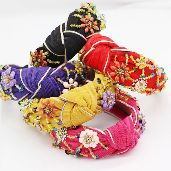 new european and american baroque rice beads headband bohemian fashion flowers wrapped personality dance headband 950, Golden;white
new european and american baroque rice beads headband bohemian fashion flowers wrapped personality dance headband 950, Golden;white