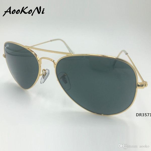 high glass uv protection lens uv400 classic pilot fashion sunglasses for men and women vintage sport sun glasses with case 58mm 62mmdr3571, White;black
high glass uv protection lens uv400 classic pilot fashion sunglasses for men and women vintage sport sun glasses with case 58mm 62mmdr3571, White;black