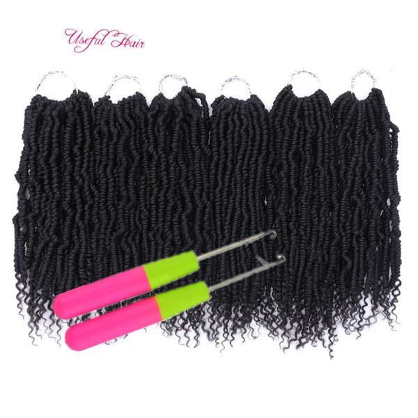 bomb twist braipre twisted passion twist bomb crochet hair synthetic ombre crochet braids pre looped fluffy spring twists braiding hair bulk, Black
bomb twist braipre twisted passion twist bomb crochet hair synthetic ombre crochet braids pre looped fluffy spring twists braiding hair bulk, Black