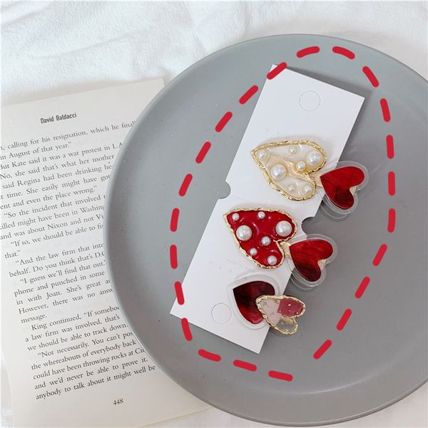 wpczqvza sweet double heart red hair pins fashion elegant women pearl hair clips alloy accessories for girls, Slivery;white
wpczqvza sweet double heart red hair pins fashion elegant women pearl hair clips alloy accessories for girls, Slivery;white