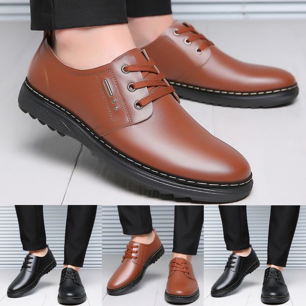2019 новый горячий chaussure homme обувь мужчины бизнес кожаная обувь повседневная круглый носок на шнуровке мужской костюм zapatos de hombr, Black
2019 новый горячий chaussure homme обувь мужчины бизнес кожаная обувь повседневная круглый носок на шнуровке мужской костюм zapatos de hombr, Black
