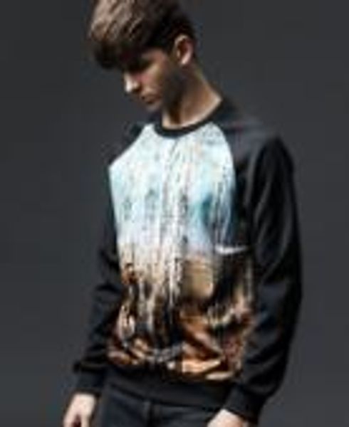 designer printed mens sweaters european and american styles with loose round neck pullover male, Black
designer printed mens sweaters european and american styles with loose round neck pullover male, Black