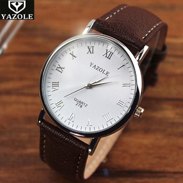 yazole brand men's watch men watch luxury blue glass fashion watches clock kol saati reloj hombre erkek kol saati #35, Slivery;brown
yazole brand men's watch men watch luxury blue glass fashion watches clock kol saati reloj hombre erkek kol saati #35, Slivery;brown