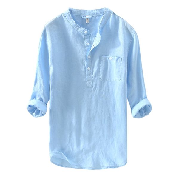 men cotton linen shirt fashion casual long sleeve autumn blouse shirts man fit half open shirt muscle man slim plus size blouse, White;black
men cotton linen shirt fashion casual long sleeve autumn blouse shirts man fit half open shirt muscle man slim plus size blouse, White;black