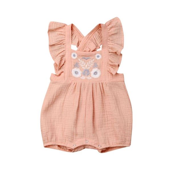 soft newborn infant baby girl embroidery floral sleeveless ruffles cotton linen romper jumpsuit princess summer clothes outfits, Blue
soft newborn infant baby girl embroidery floral sleeveless ruffles cotton linen romper jumpsuit princess summer clothes outfits, Blue