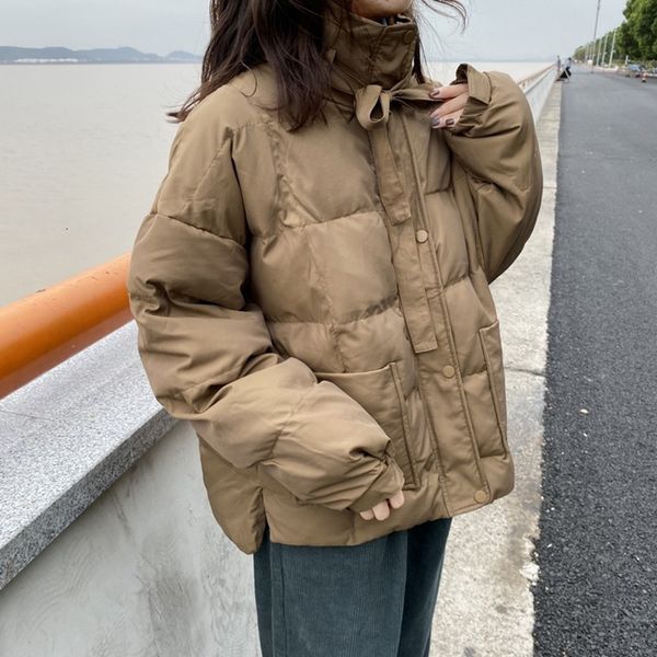 women's down & parkas harajuku high neck women winter street korean warm padded cotton coat overcoat streetwear, Black
women's down & parkas harajuku high neck women winter street korean warm padded cotton coat overcoat streetwear, Black