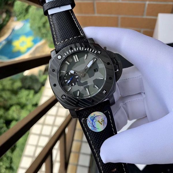 super 131 montre de luxe sapphire glass 47mm*16mm automatic movement watches silicone watch strap with 316 crystal steel case, Slivery;brown
super 131 montre de luxe sapphire glass 47mm*16mm automatic movement watches silicone watch strap with 316 crystal steel case, Slivery;brown