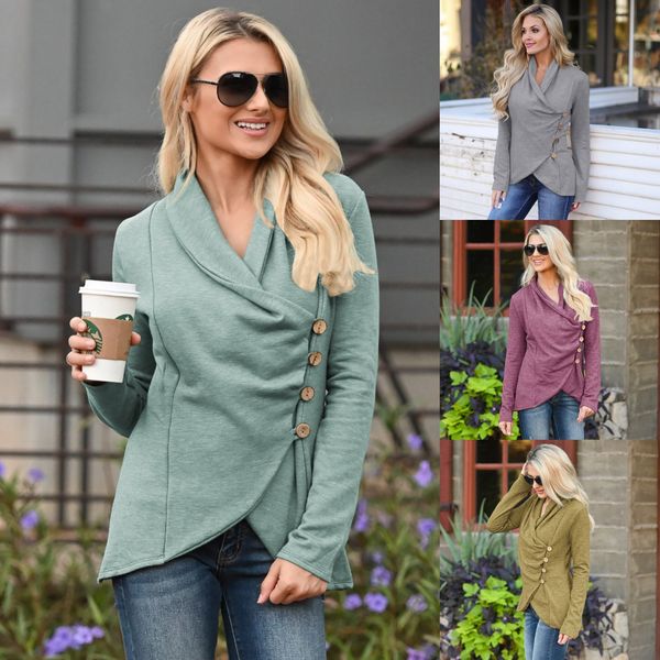 buttons decoration womens designer jackets casual loose irregular womens cardigan outerwear fashion single breasted females clothing, Black;brown
buttons decoration womens designer jackets casual loose irregular womens cardigan outerwear fashion single breasted females clothing, Black;brown