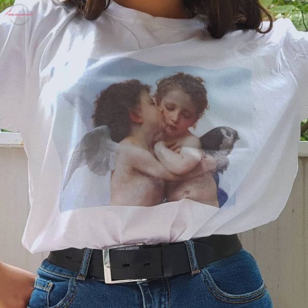 ulzzang fashion kawaii angel printed women t shirts summer loose short sleeved o neck casual clothing vogue tumblr chic tee, White
ulzzang fashion kawaii angel printed women t shirts summer loose short sleeved o neck casual clothing vogue tumblr chic tee, White