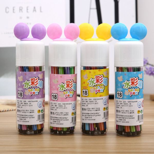 watercolor 18 colors pen box-packed children drawing pen washable non-toxic coloring painting suppliers for kids boys girs gift
watercolor 18 colors pen box-packed children drawing pen washable non-toxic coloring painting suppliers for kids boys girs gift