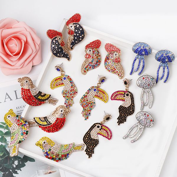 fashionsnoops wedding crystal statement earrings women bird drop earrings handmade rhinestone dangle lady party gifts, Silver
fashionsnoops wedding crystal statement earrings women bird drop earrings handmade rhinestone dangle lady party gifts, Silver