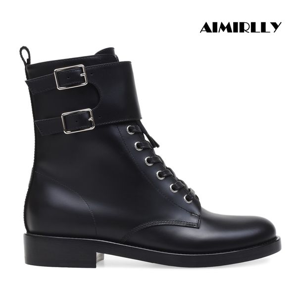 aimirlly women ladies round toe flat heel lace up side zip ankle boots ankle buckle autumn winter dress booties black
aimirlly women ladies round toe flat heel lace up side zip ankle boots ankle buckle autumn winter dress booties black