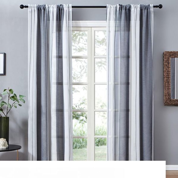 gray semi voile sheer curtain drapes for bedroom kitchen living room stripe gradient home decortion tulle on windows
gray semi voile sheer curtain drapes for bedroom kitchen living room stripe gradient home decortion tulle on windows