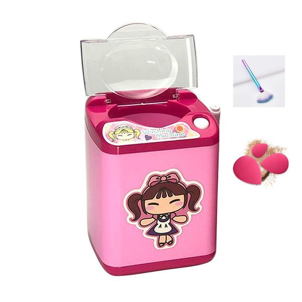 new mini electric makeup cosmetic brush cleaner washing machine simulation toys mink eyelash electric powder puff cleaner washer tool
new mini electric makeup cosmetic brush cleaner washing machine simulation toys mink eyelash electric powder puff cleaner washer tool