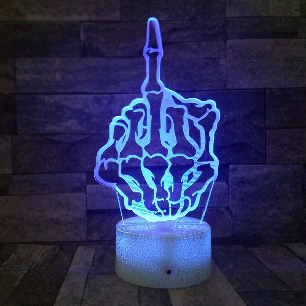 skull middle finger shaped 3d night light led usb mood multicolor table lamp gifts bedside led usb bluetooth speakers lamp
skull middle finger shaped 3d night light led usb mood multicolor table lamp gifts bedside led usb bluetooth speakers lamp