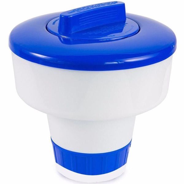 8 inch deluxe large blue and white floating swimming chlorine dispenser bromine tablet tab floater for swimming pool
8 inch deluxe large blue and white floating swimming chlorine dispenser bromine tablet tab floater for swimming pool