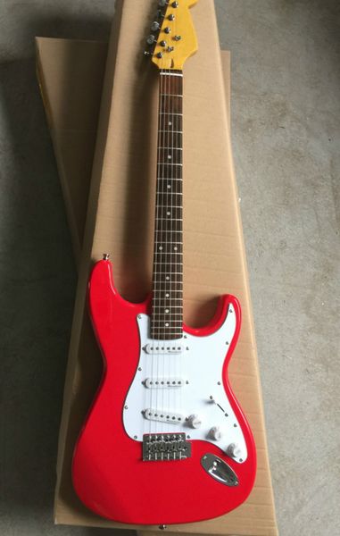 wholesale red fire color solid body white pickguard maple fretboard electric guitar 190905
wholesale red fire color solid body white pickguard maple fretboard electric guitar 190905
